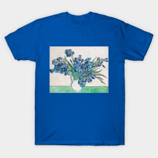 Vase with Irises by Vincent van Gogh T-Shirt